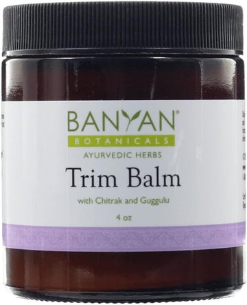 Banyan Botanicals Trim Balm â€“ Organic Massage Balm with Punarnava, Guggulu, Haritaki & Bhibitaki Â­Â­â€“ Herbal Balm for Weight Management Support & Healthy Circulation â€“ 4. â€“ Non GMO Sustainably Sourced