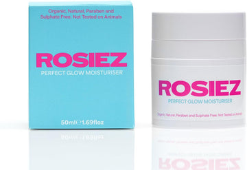 Rosiez Perfect Glow Pump Moisturiser - Gentle Formula For Teens And Tweens - Made In The Uk Vegan - Suitable For Sensitive Skin 50Ml