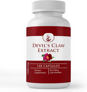 Pure Original Ingredients Devil'S Claw Extract, (100 Capsules) Always Pure, No Additives Or Fillers, Lab Verified