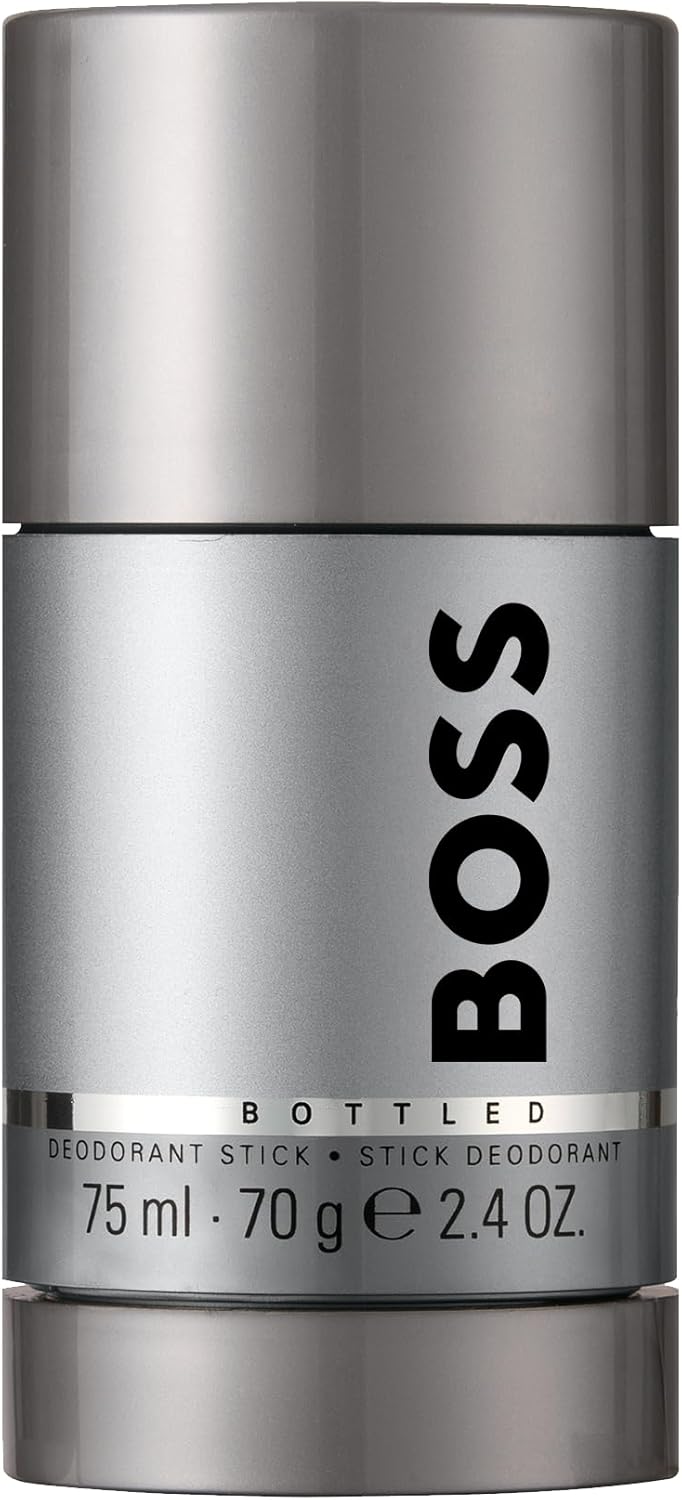 Boss Bottled Deodorant Stick For Him - Woody Scent With Notes Of Apple, Cinnamon And Wood - Light Longevity - 75Ml
