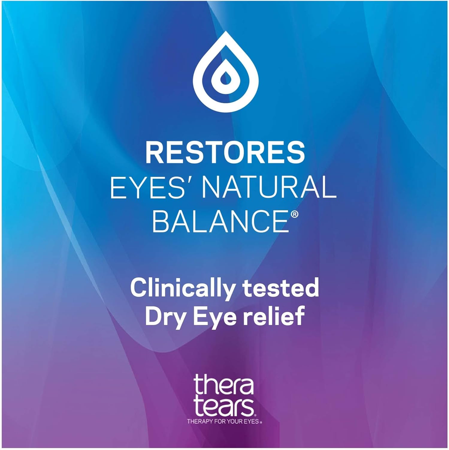 TheraTears Dry Eye Therapy Eye Drops for Dry Eyes, Preservative Free, 30 Vials, 2 Pack : Health & Household