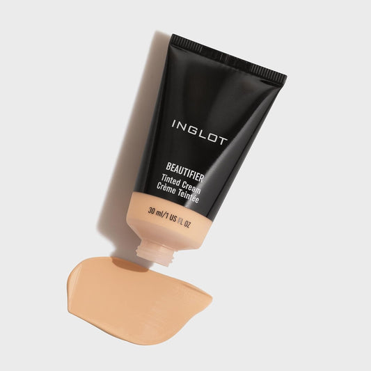 Inglot Beautifier Tinted Cream – Lightweight, Hydrating Foundation For A Flawless Finish | Natural Coverage With A Healthy Glow | Perfectly Blended Skin Tone With Long-Lasting Hydration | 30 Ml | 106
