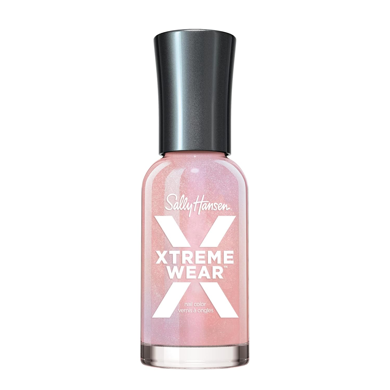 Sally Hansen Xtreme Wear Nail Polish, Streak-Free, Shiny Finish, Long-Lasting Nail Color, On Cloud Shine, 0.12 Fl Oz