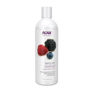 Now Foods Solutions, Berry Full™, Volume Boost Conditioner For Fine Hair With Biotin, Ph Balanced, 16-Ounce