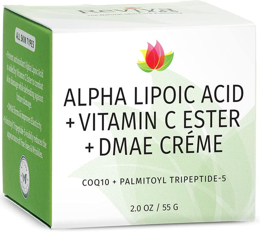 Reviva Labs Alpha Lipoic Acid, Vitamin C Ester, DMAE Creme