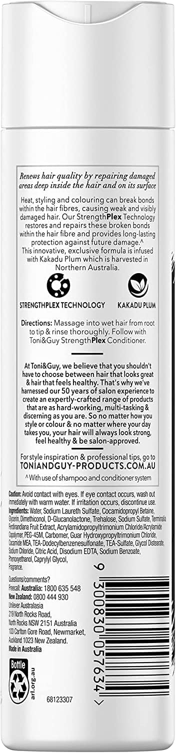 Toni & Guy Strengthplex Shampoo, 250Ml