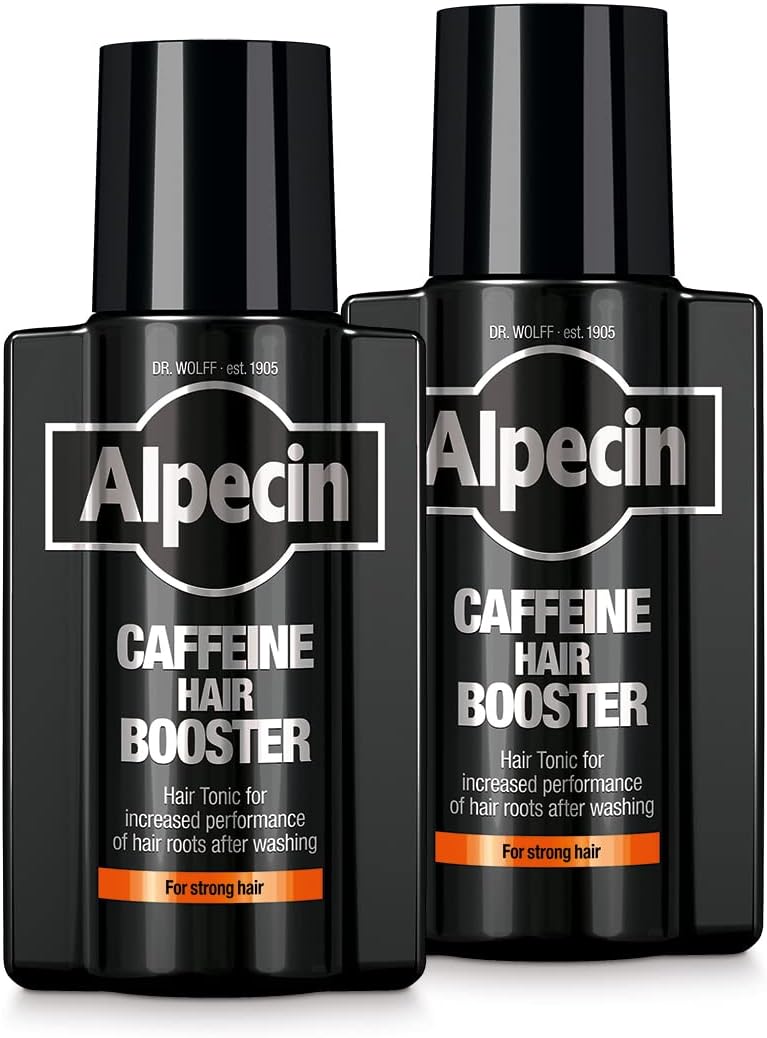 Alpecin Caffeine Hair Booster With New Fragrance 2X 200Ml | Against Thinning Hair | Natural Hair Growth For Men | Energizer For Strong Hair | Hair Care For Men Made In Germany