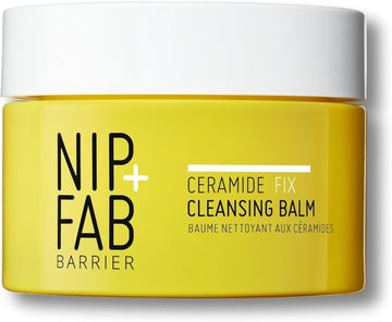 Nip+Fab Ceramide Fix Cleansing Balm 75 Ml, Makeup Remover, Help Replenish Lipid Barrier, With Niacinamide And Biolin, Hydrating, Ideal For Dry, Sensitive And Aging Face Skin