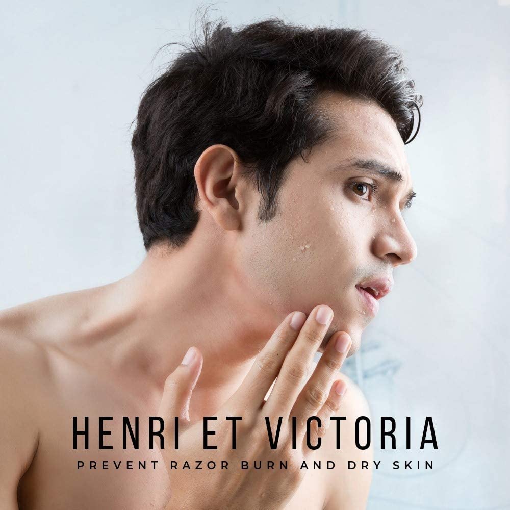 Henri Et Victoria Aftershave Splash For Men L Fragrance-Free, Unscented L Canadian Made By A Skilled Artisan L Moisturizes & Soothes The Skin | 114 Ml (4 Oz) : Beauty & Personal Care