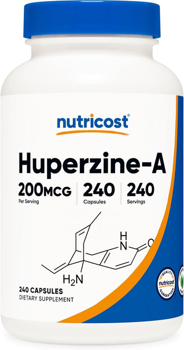 Nutricost Huperzine A Capsules 200Mcg, 240 Capsules - Non-Gmo, Vegetarian Friendly