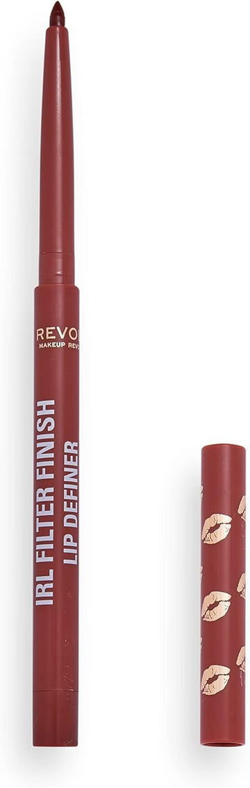 Revolution Makeup Irl Filter Finish Lip Liner Definer, Highly Pigmented, All-Day Wear, Chai Nude