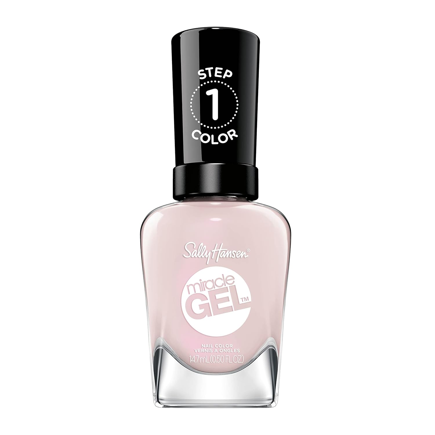 Sally Hansen Miracle Gel™, Travel Seekers First Glass, Long Lasting, Gel-Like Formula, No Uv Lamp Needed, Pink Nail Polish