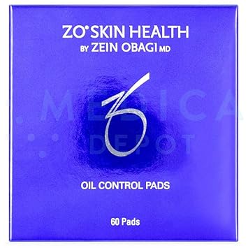 Zo Skin Health Oil Control Pads Acne Treatment, 2% Salicylic Acid- 60 Pads Formerly Called"Zo Medical Cebatrol"