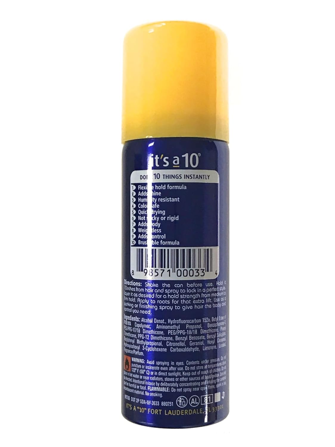 It's a 10 Miracle Finishing Spray, 1.7 Ounce