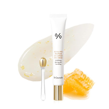 Leegeehaam Dr.Ceuracle Royal Vita Propolis 33 Capsule Eye Cream With Applicator (20Ml / 0.67 Fl. Oz.) - Soothing, Hydrating Eye Serum Cream, Dark Circle Relief