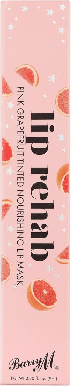 Barry M Lip Rehab Tinted Nourishing Lip Mask, Pink Grapefruit Flavour