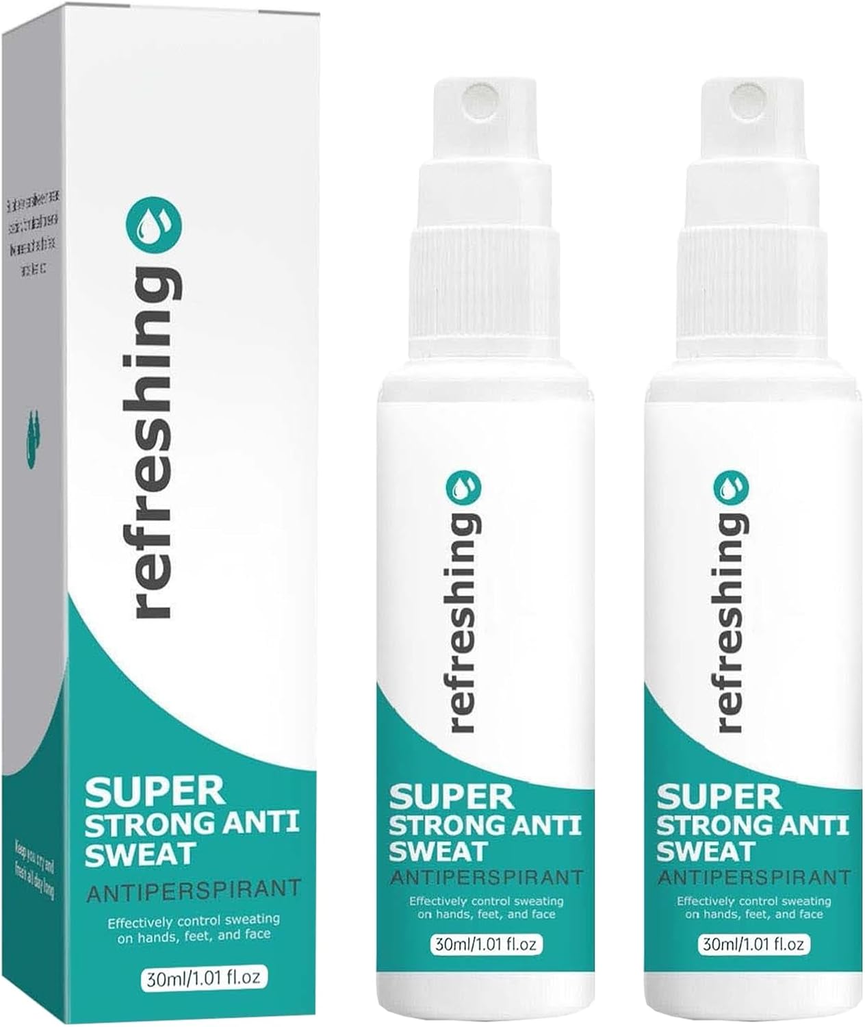 Antiperspirant Deodorant Spray, Refreshing Spray, Strong Antiperspirant Hyperhidrosis Treatment, Against Heavy Sweating On The Underarm, Head, Face And Body, Antiperspirant Face For Women Men (1)