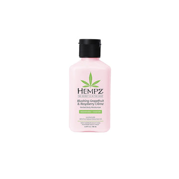 Hempz Blushing Grapefruit & Raspberry Creme Herbal Body Moisturizer Lotion - Fruit Body Cream