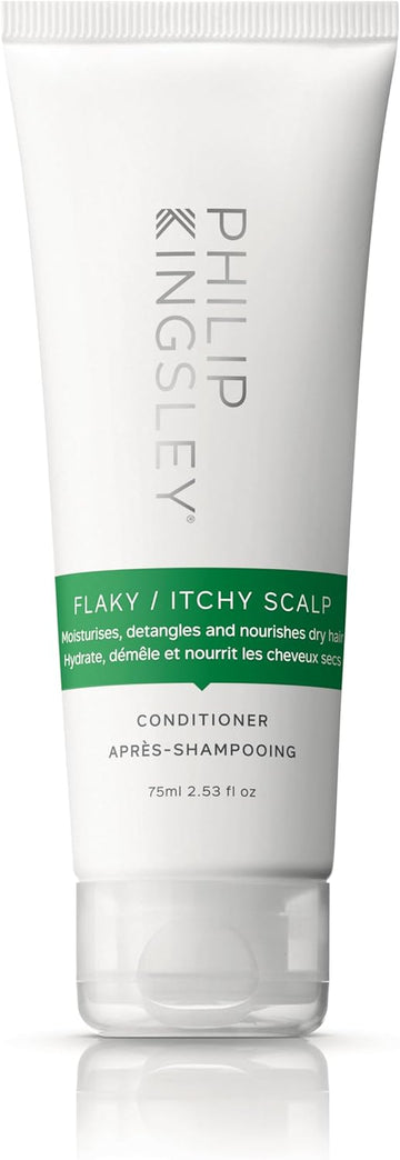 Philip Kingsley | Flaky/Itchy Scalp Conditioner | Anit-Dandruff Conditioner For Flaky, Itchy, Dry And/Or Oily Scalps | Cleansing Scalp Care | Hydrates, Soothes, Calms And Detangles | 75Ml