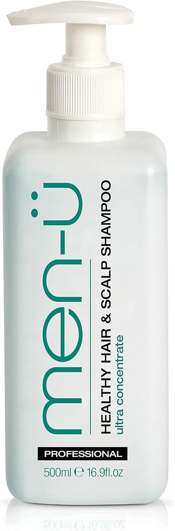 Men-Ü Healthy Hair & Scalp Shampoo 500Ml, Up To 500 Shampoos – Long Lasting Anti Dandruff Shampoo, Great For Overcoming Dandruff, Flaky, Itchy Scalp 500Ml