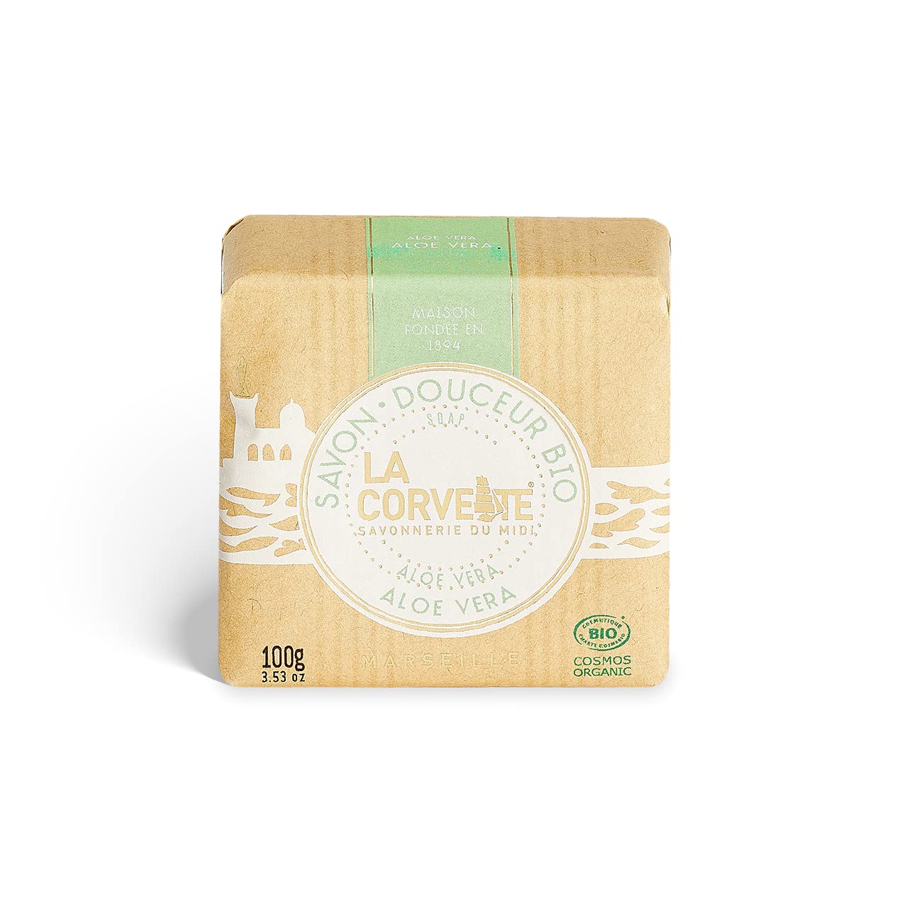 La Corvette Organic Soap Bar - Aloe Vera, 100G : Beauty & Personal Care