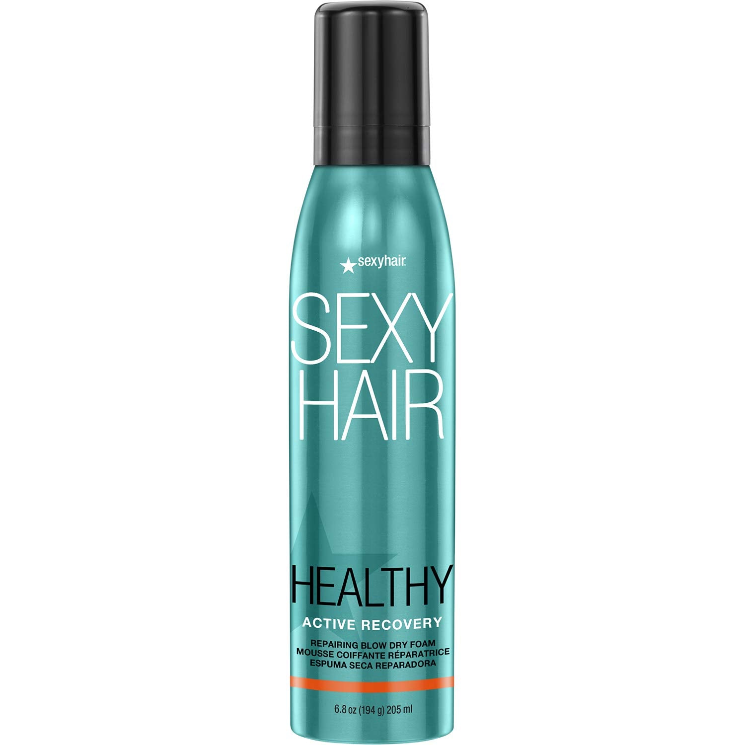 Sexyhair Healthy Active Recovery Repairing Blow Dry Foam | Up To 99% Breakage Reduction | Helps Repair | All Hair Types
