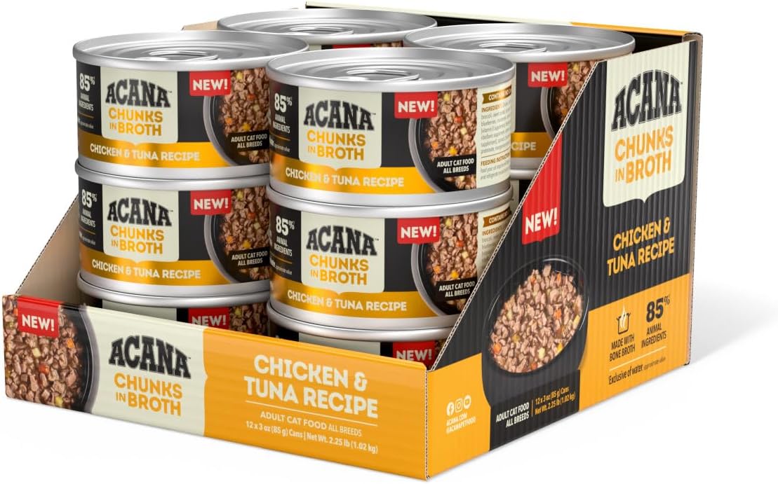 Acana Chunks In Broth Chicken & Tuna Recipe, 3Oz