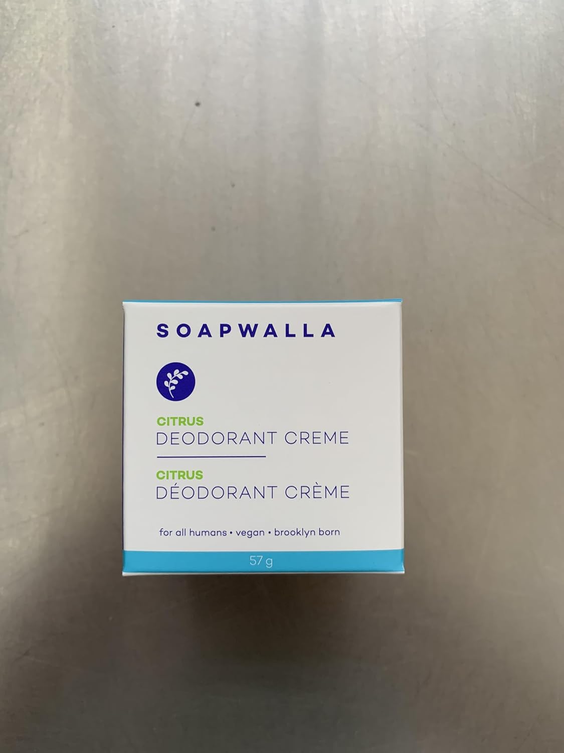 Soapwalla - Natural Citrus Aluminum-Free Deodorant Cream | Vegan, Cruelty-Free, Clean Skincare (Full Size, 2 Oz | 57 G) : Beauty & Personal Care