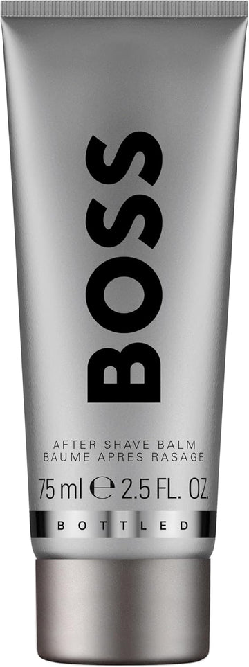 Boss Bottled Aftershave Balm For Him - Woody Scent With Notes Of Apple, Cinnamon And Wood - Light Longevity - 75Ml