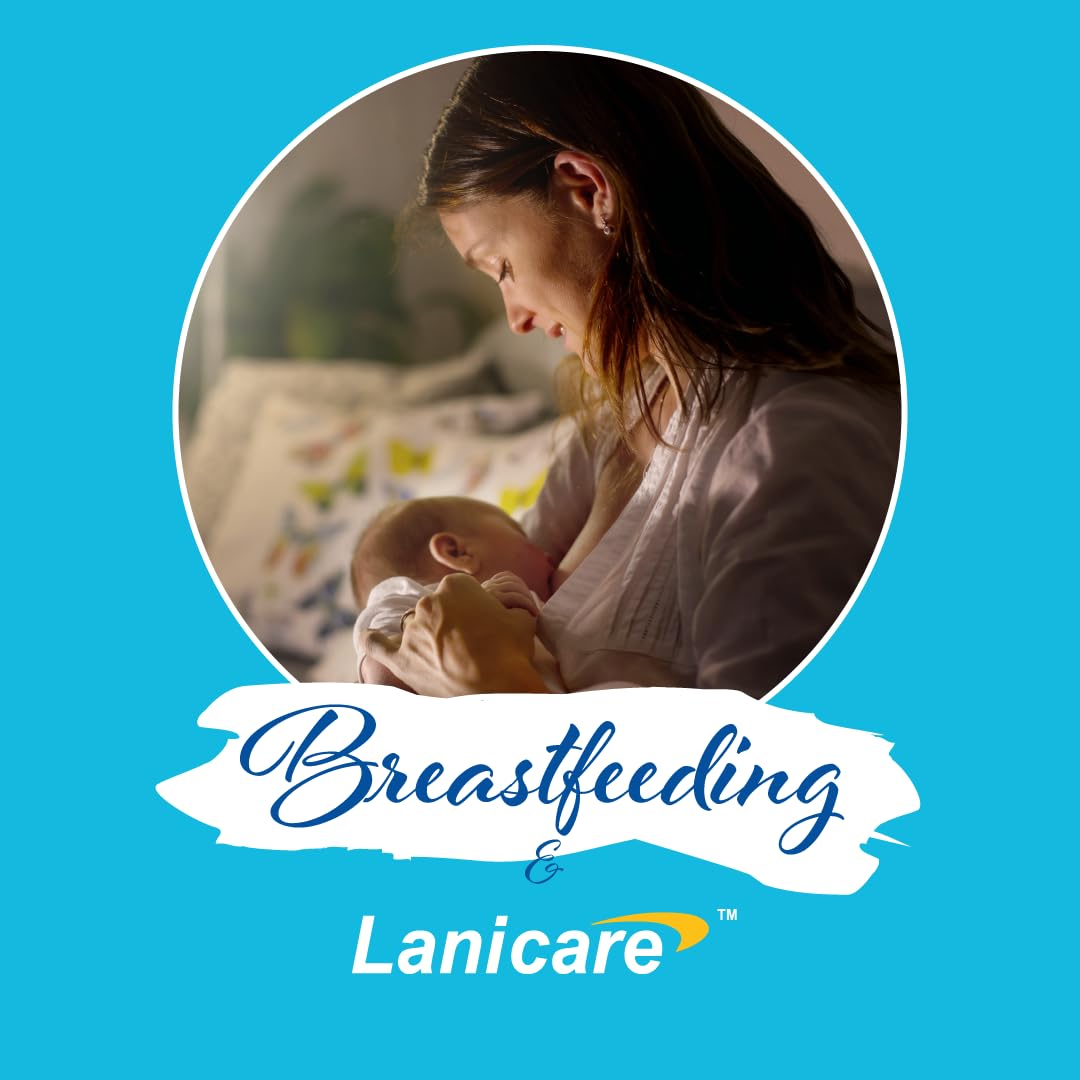 Lanolin Breastfeeding Cream Skin Care For Mom and Safe For Baby, Can Be Used With Nursing Pads, Lanicare Hypo-Lan 2 Ounce Tube : Breast Nipple Therapy Products : Baby
