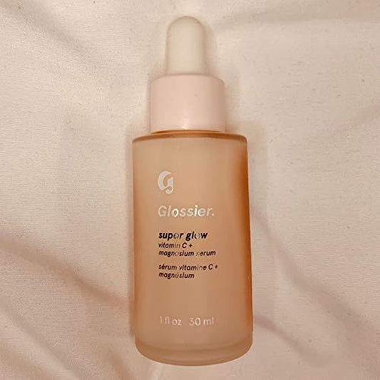 Glossier Super Glow Vitamin C Face Serum 1Oz Full Size : Beauty & Personal Care
