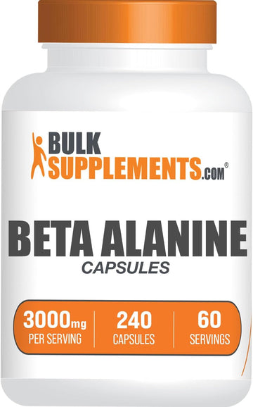 BulkSupplements.com Beta Alanine Capsules - Beta Alanine Supplement, B