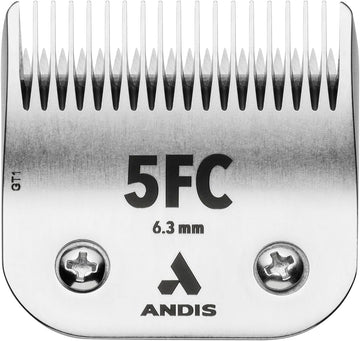 Andis 72630 Ultra Edge Detachable Dog Clipper Blade – Equipped With Stainless Steel For Precision Trimming, Fits Motor-Driven Trimmer – For Pet’S Fast Touch-Ups & Full Grooming., Size 5Fc, Silver