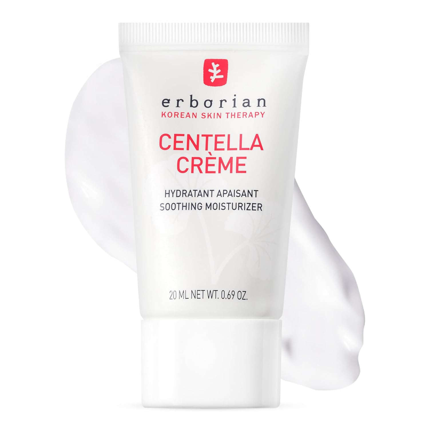 Erborian Face Moisturizer Cream Centella Cream - Ultra Light-Weight Facial Moisturizing Cream With Shea Butter, Hyaluronic Acid, Glycerin & Beta Glucan - Soothes & Hydrates Skin - All Skin Types