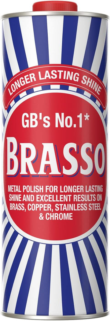 Brasso Metal Polish 1 Litre Polishing Tool For Brass, Copper & Stainless Steel