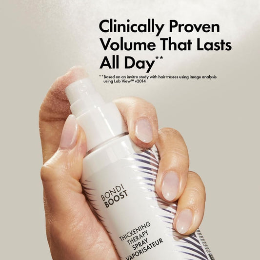 Bondiboost Thickening Therapy Volumising Styling Spray - Aloe-Based Leave-In With Epsom Salt, Hyaluronic Acid, Biotin & Vegan Collagen For Volume - Vegan & Cruelty-Free, 150Ml