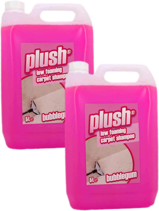 Carpet Cleaner Shampoo & Odour Deodoriser (inc Pet) 10L Plush (BUBBLEGUM) :Pet Supplies