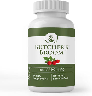 Pure Original Ingredients Butcher'S Broom, (100 Capsules) Always Pure, No Additives Or Fillers, Lab Verified