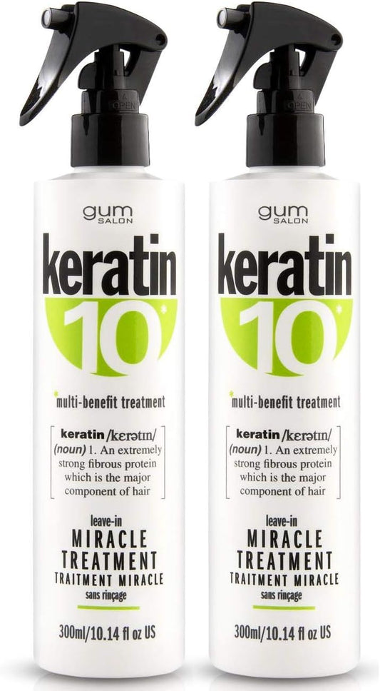 Keratin 10 Miracle Treatment 300Ml Gum Salon Duo Offer