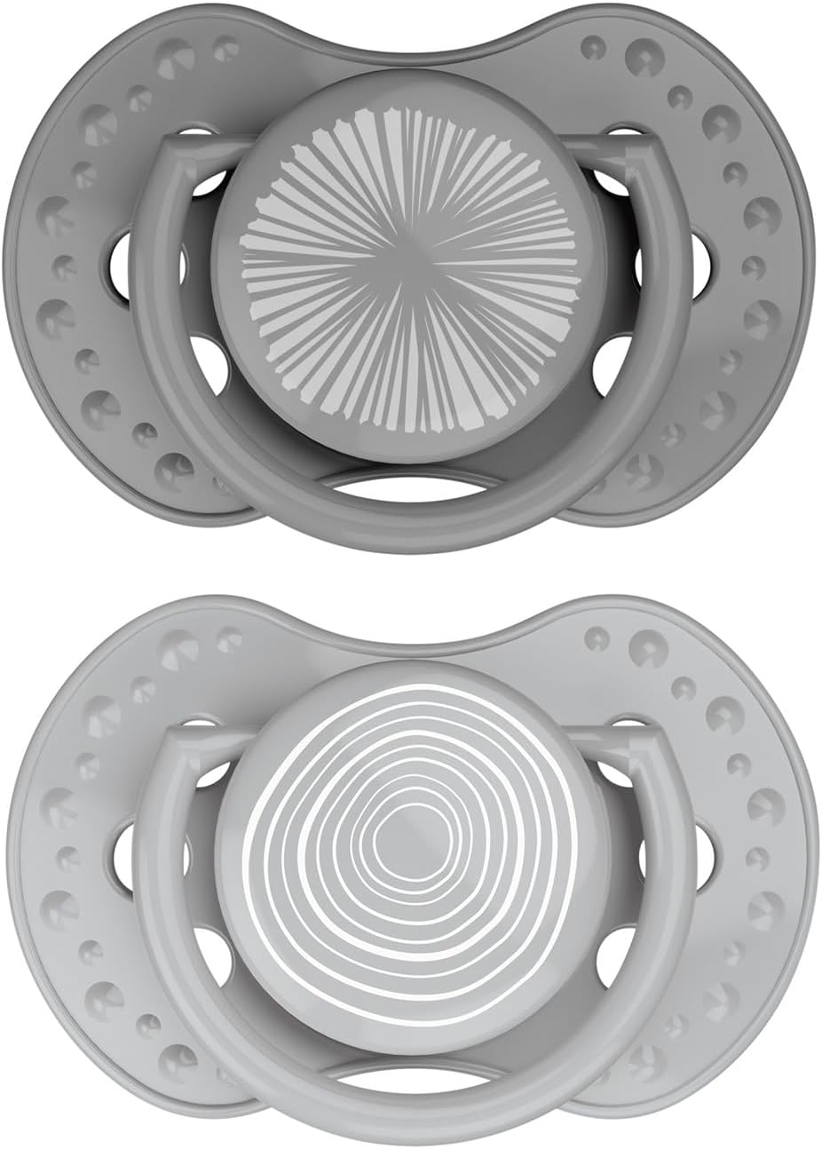 Difrax Lovi Dynamic Dummy 3-6 Months Grey