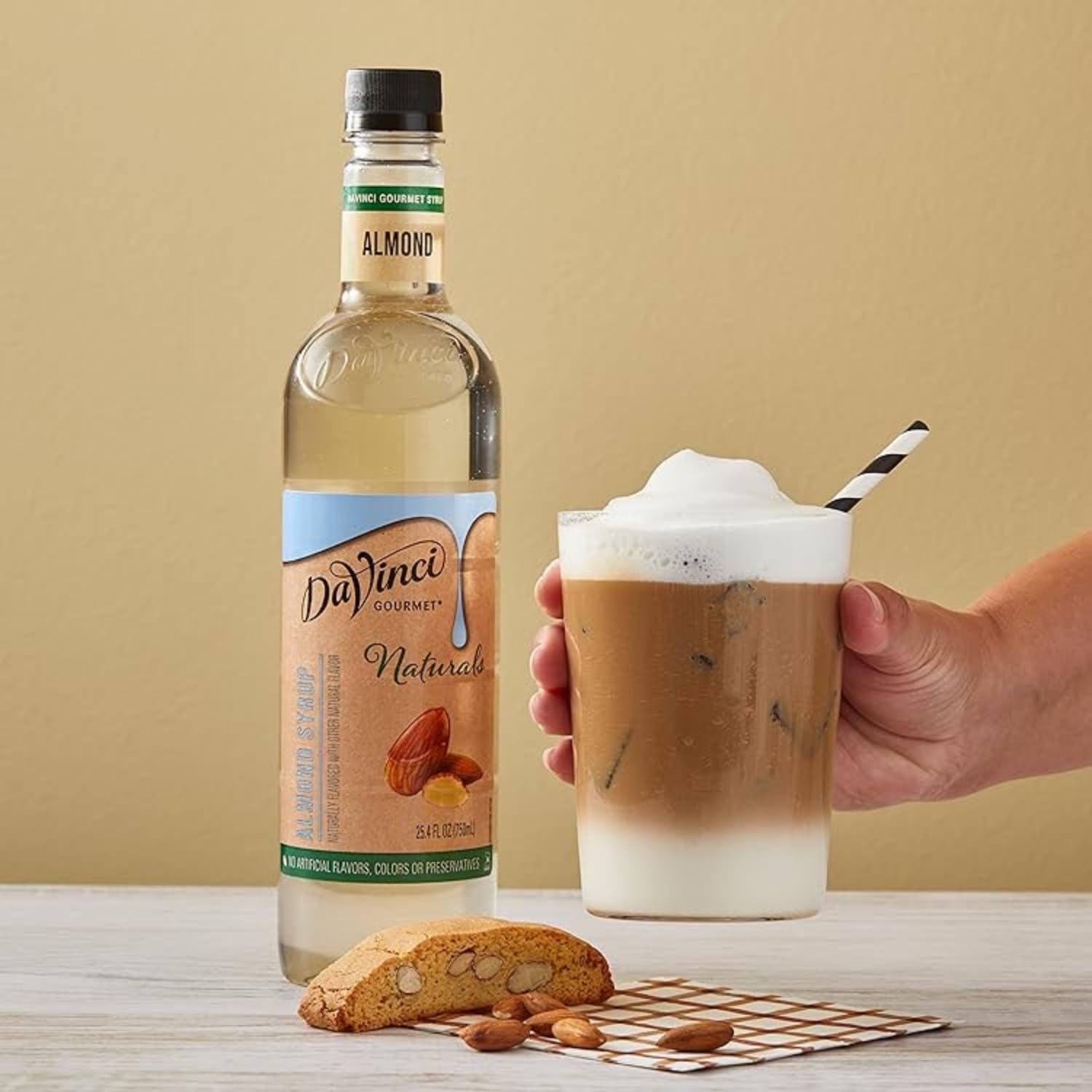 Davinci Gourmet Naturals Almond Syrup, 25.4 Fluid Ounce (Pack Of 1)