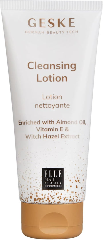 Geske | Cleansing Lotion | Geske Smartappguided™ Facial Brushes | Almond Oil, Vitamin E & Witch Hazel Extract | For Impure Skin | Daily Wash Gel | All Skin Types | Vegan | Without Animal Testing