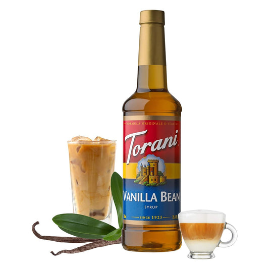 Torani Syrup, Vanilla Bean, 25.4 Ounces (Pack Of 4)