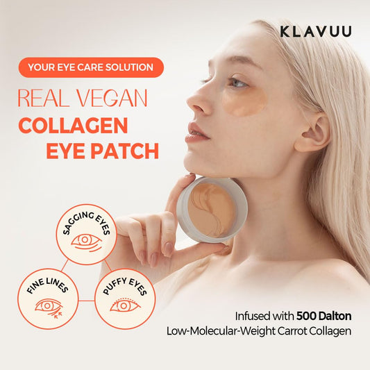 Klavuu Real Vegan Collagen Cream - Enhances Skin Elasticity, Providing Deep Hydration To Dry Skin For A Radiant, Youthful Glow