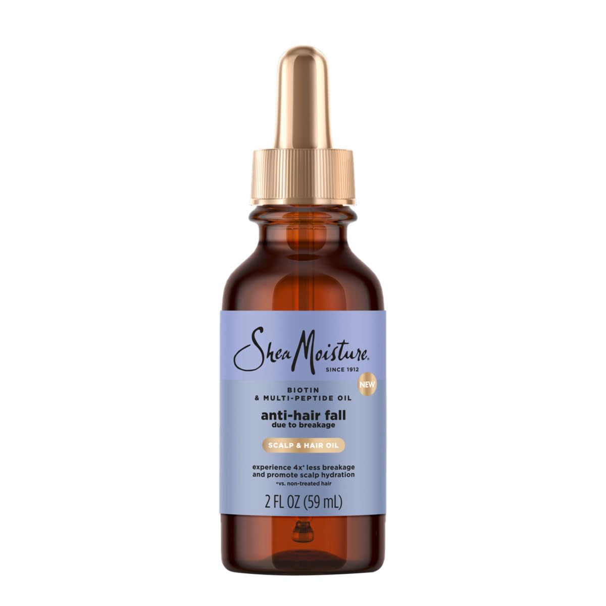 Sheamoisture Scalp & Hair Oil Anti-Hair Fall For Healthy Looking Hair And Moisturized Scalp, With Biotin & Multi-Peptide Scalpboost Technology, 2 Oz