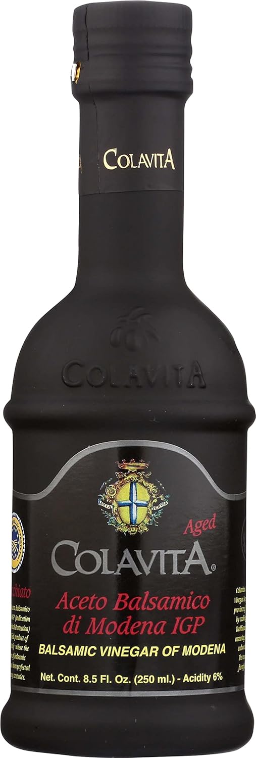 Colavita Aged Balsamic Vinegar of Modena IGP, 3 years, 8.5 Floz, Glass Bottle
