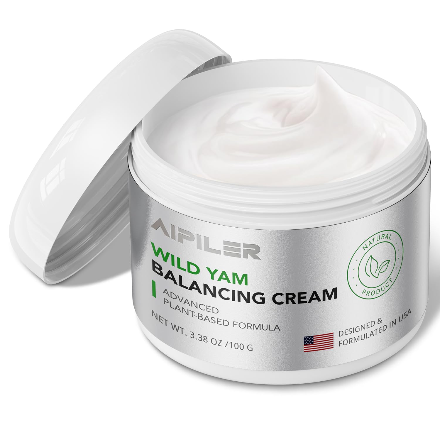 Wild Yam Cream Hormone Balance: Natural-Advanced Plant-based Formula For Menopause & Menstrual Support like hot flash and night sweats relief