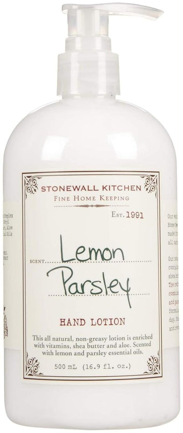 Stonewall Kitchen Lemon Parsley Hand Lotion, 16.9 Ounce Bottle