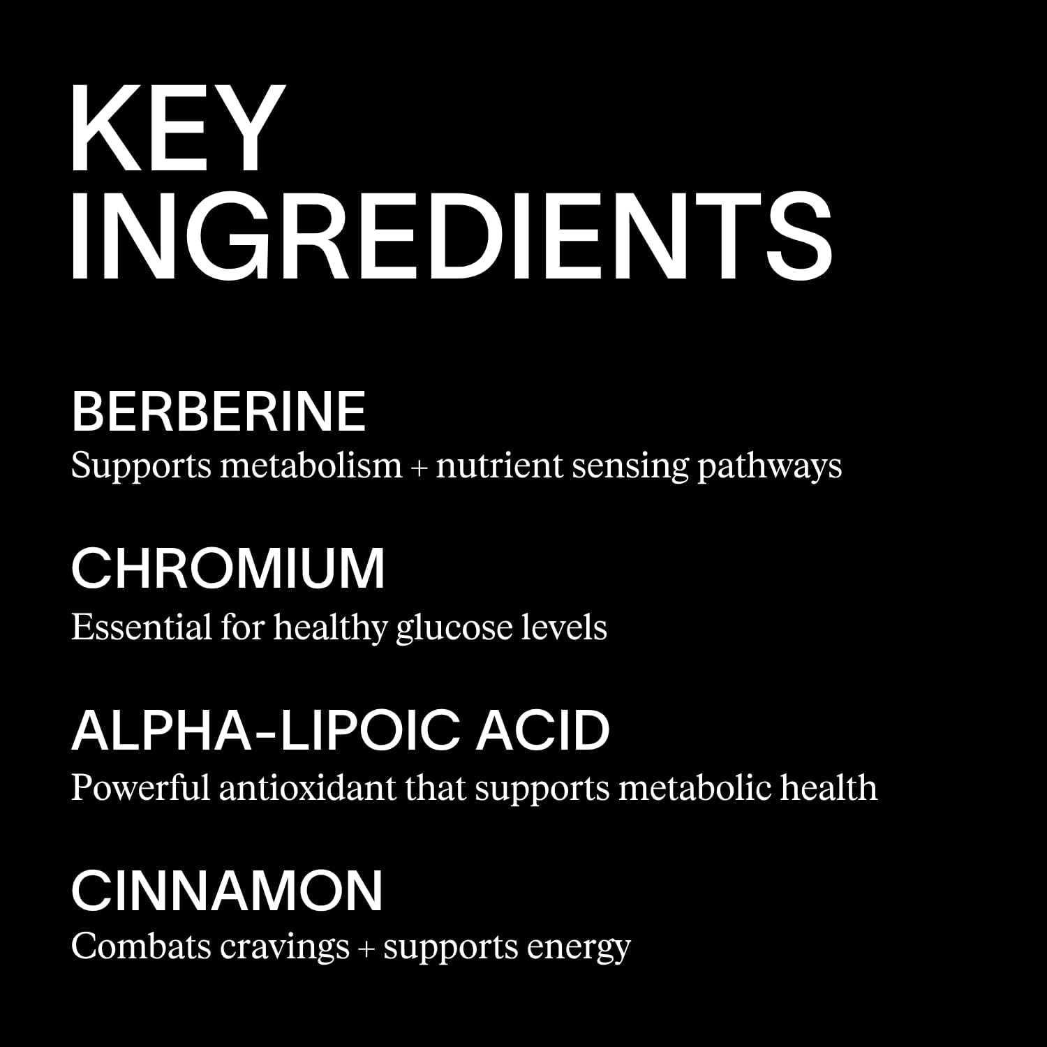 ARTAH Metabolic Fix: Metabolic Supplement – Natural Metabolism & Energy Support with Berberine, LCarnitine & Chromium – Stimulant-Free Craving Control – 30 Day Supply