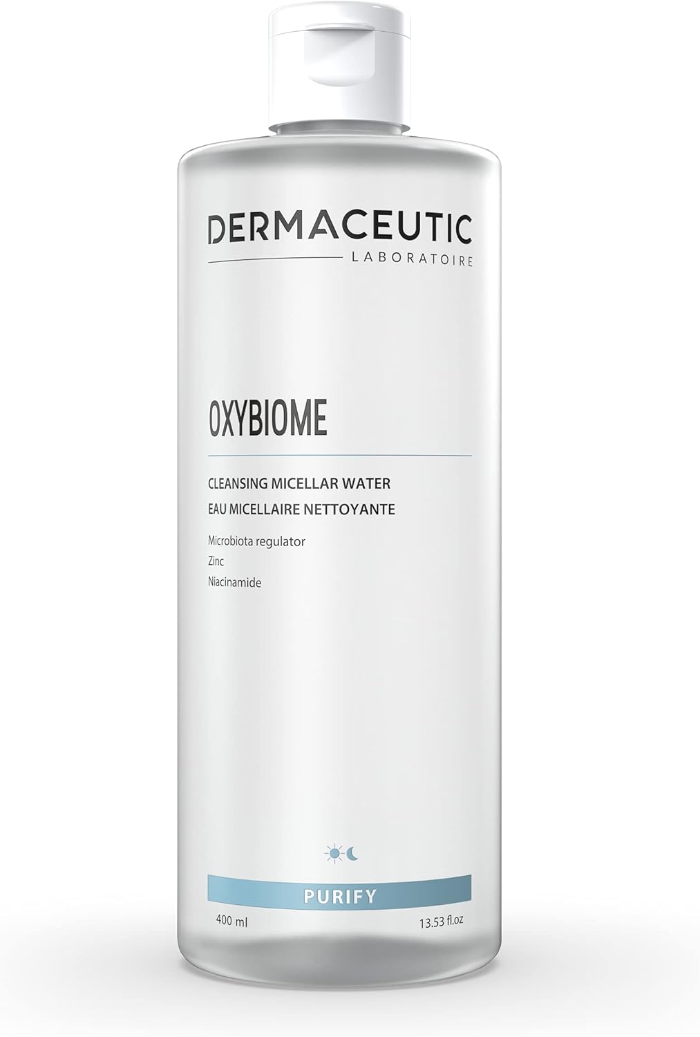 Dermaceutic Oxybiome - Cleansing Micellar Water With Microbiota Regulator, Zinc Gluconate And Niacinamide - 400 Ml